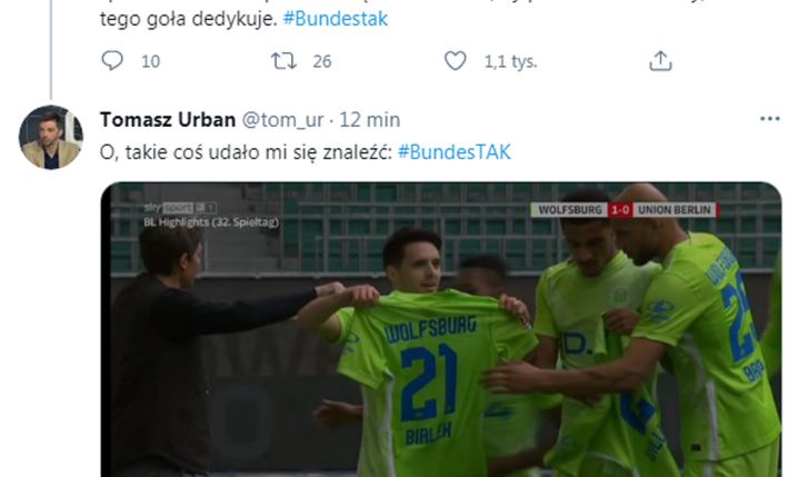 PIĘKNY GEST piłkarza Wolfsburga w stronę Bartosza Białka!